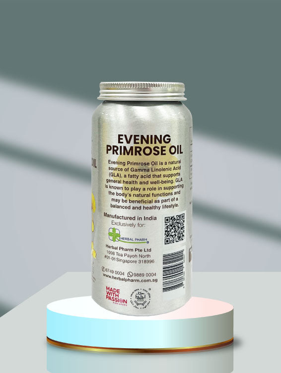 Herbal Pharm Evening Primrose Oil 60 Softgels - Herbal Pharm Singapore