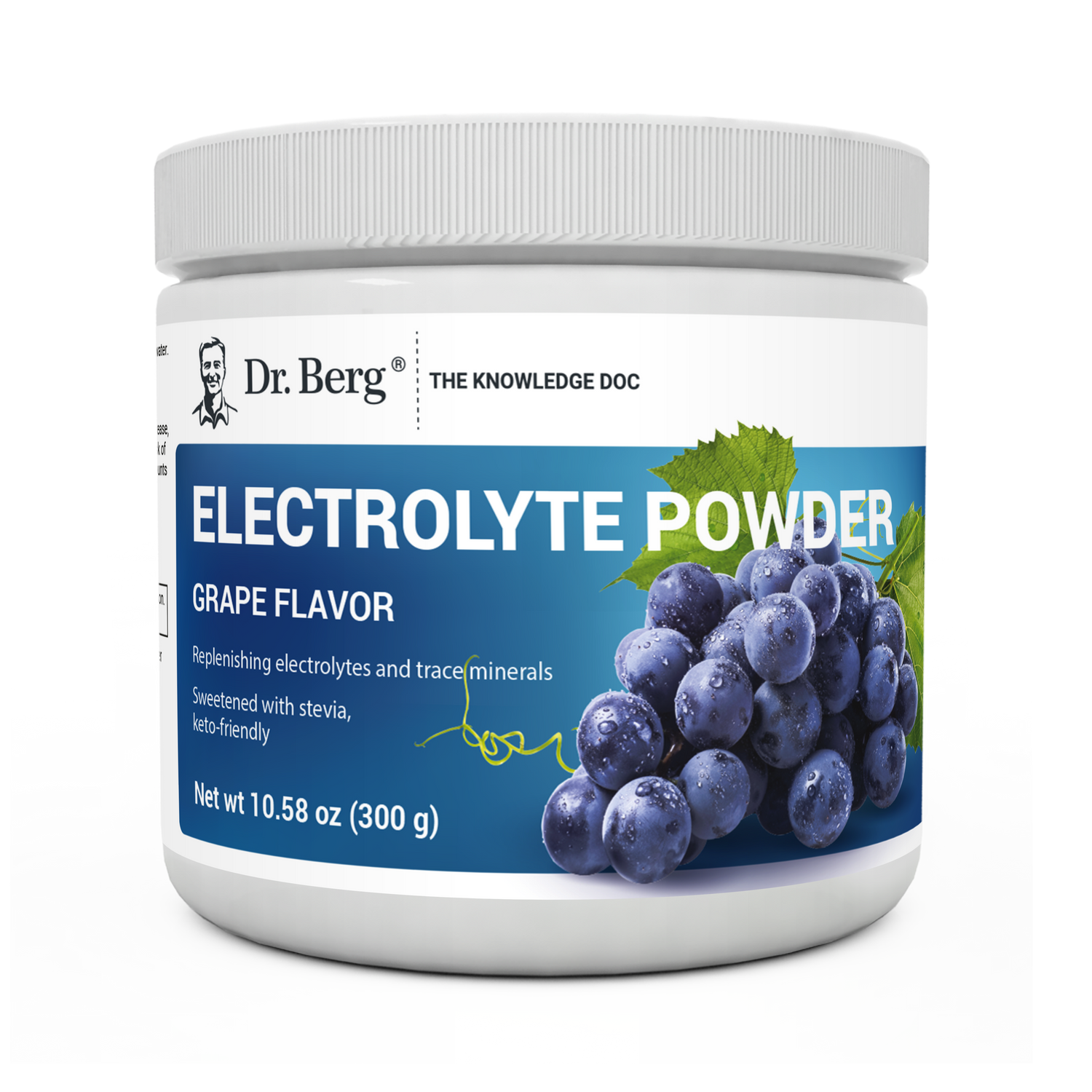 Dr. Berg Electrolyte Powder with 1000 mg of Potassium and Magnesium - Ultimate Hydration Support
