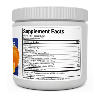 Dr. Berg Electrolyte Powder with 1000 mg of Potassium and Magnesium - Ultimate Hydration Support