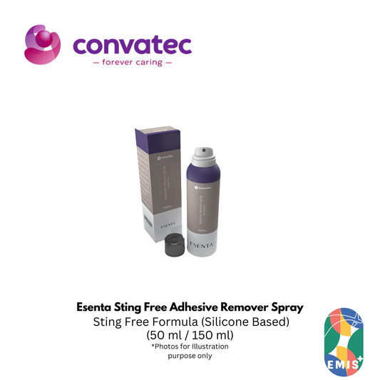 Esenta Sting Free Adhesive Remover Spray Gentle Skin Protection 50 ml and 150 ml