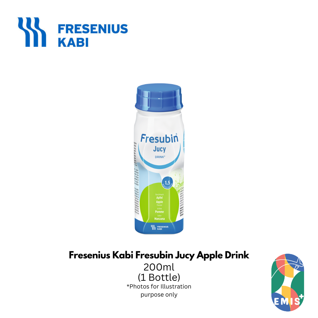 Fresenius Kabi Fresubin Jucy Apple Drink – High Energy, Fat Free Oral Nutritional Supplement (1.5 kcal/ml)