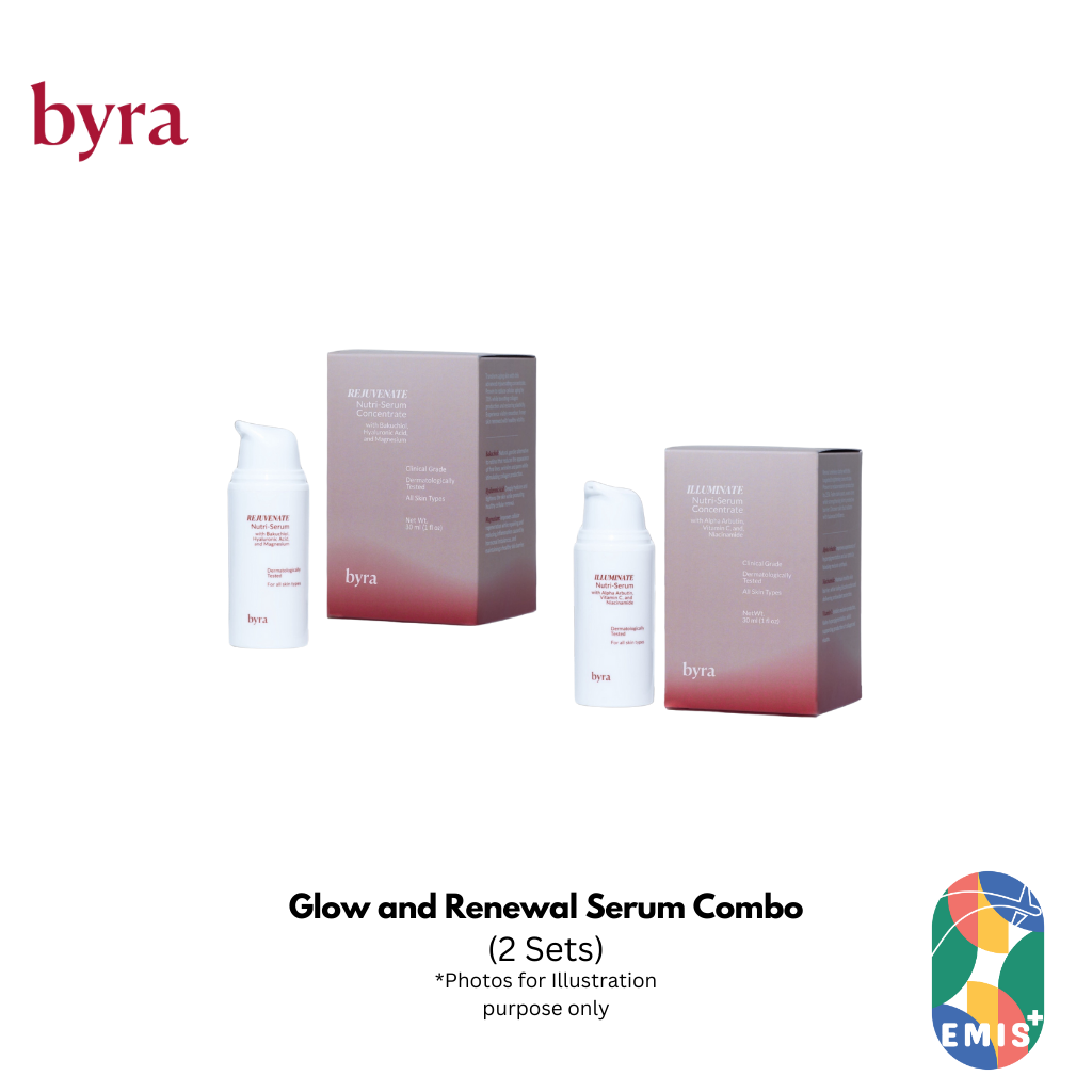 Glow and Renewal Serum Combo for Skin Firming Brightening and Renewal