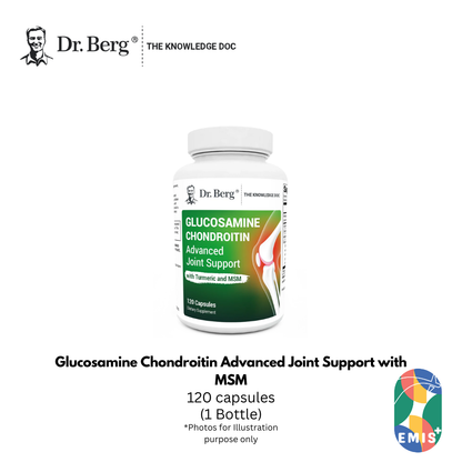 Glucosamine Chondroitin Advanced Joint Support with MSM – 120 Vegetable Capsules