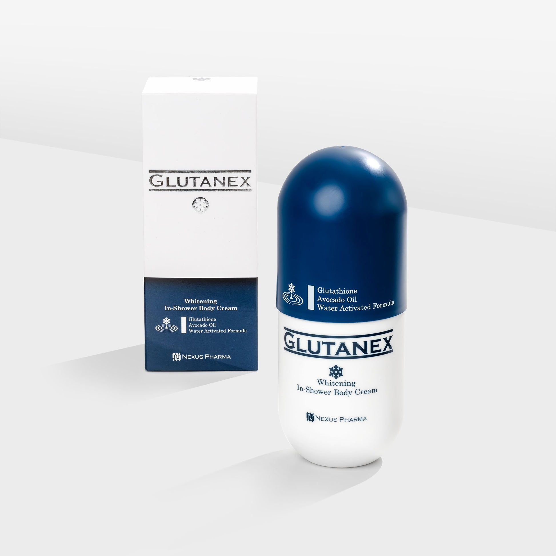 Nexus Pharma Glutanex In-Shower Body Cream: Instant Brightening & Deep Moisturization