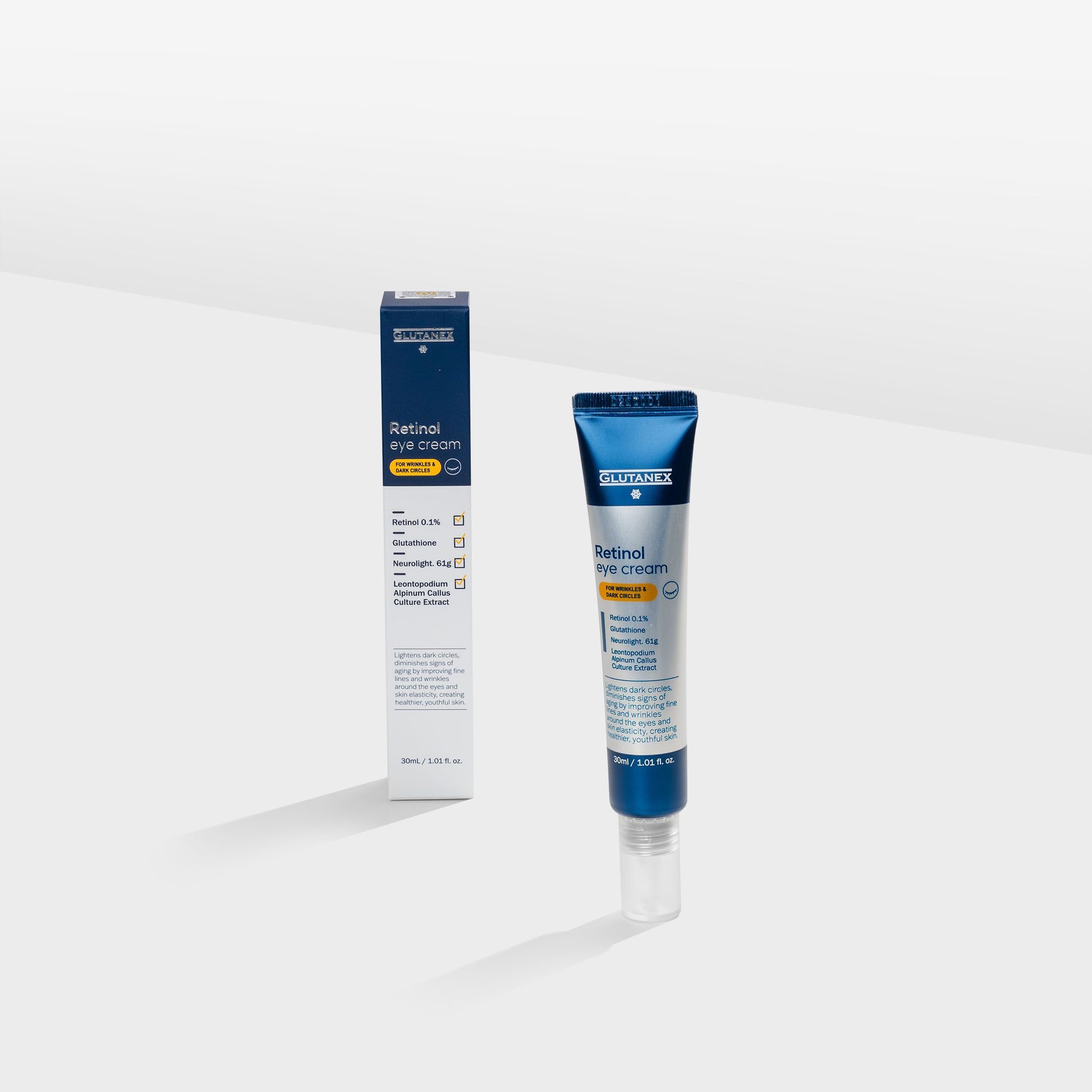 Nexus Pharma Glutanex Retinol Eye Cream: Target Wrinkles & Dark Circles for Youthful Eyes