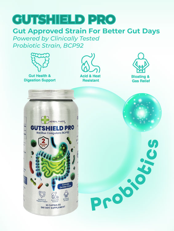 Herbal Pharm GutShield Pro, 30 V-Capsules