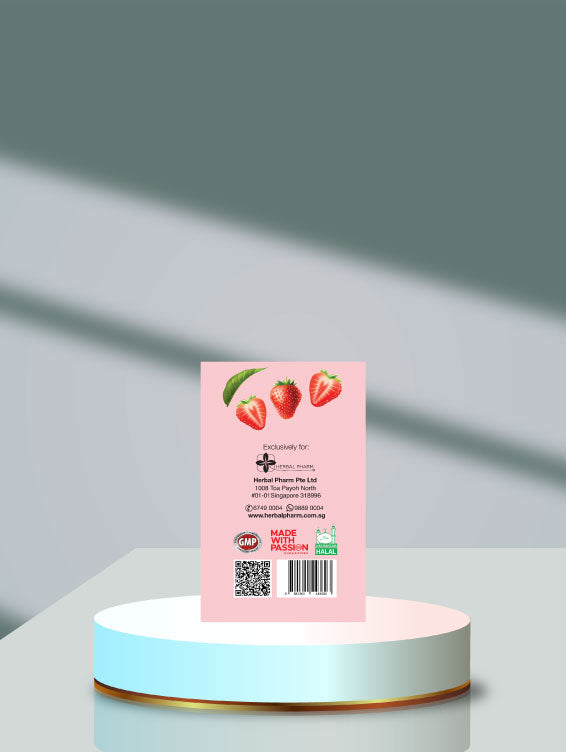 Herbal Pharm High Q+ BrightMinds Strawberry 60's - Herbal Pharm Singapore