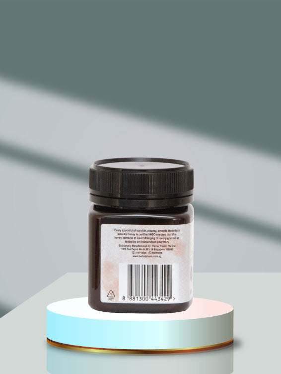 Herbal Pharm Manuka Honey 500+ 250g - Herbal Pharm Singapore