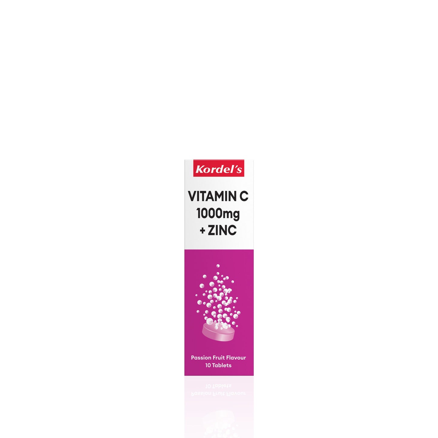 KORDEL’S EFFERVESCENT VITAMIN C 1000 mg + ZINC (PASSIONFRUIT FLAVOUR)