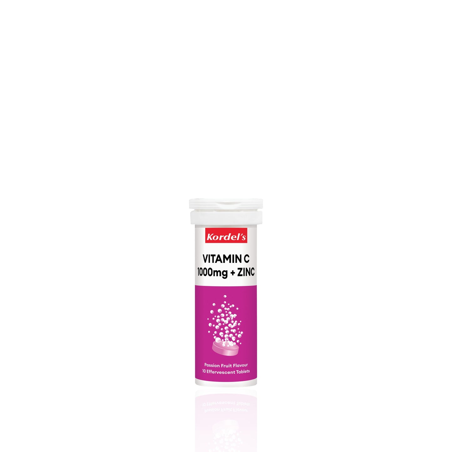 KORDEL’S EFFERVESCENT VITAMIN C 1000 mg + ZINC (PASSIONFRUIT FLAVOUR)