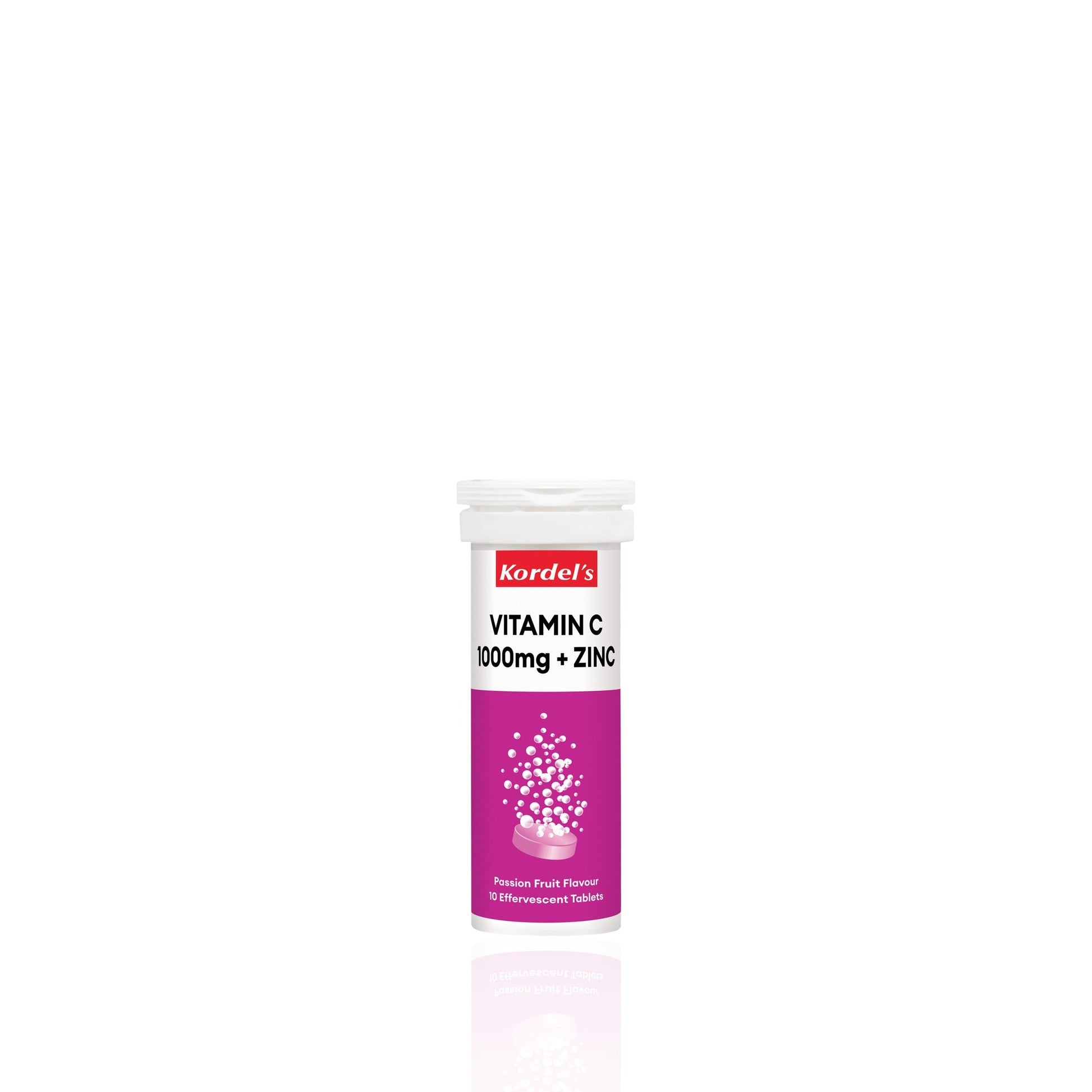 KORDEL’S EFFERVESCENT VITAMIN C 1000 mg + ZINC (PASSIONFRUIT FLAVOUR)