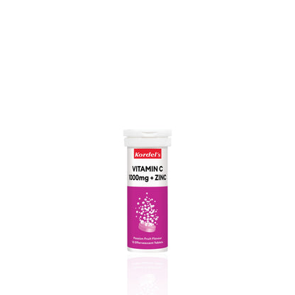 KORDEL’S EFFERVESCENT VITAMIN C 1000 mg + ZINC (PASSIONFRUIT FLAVOUR)