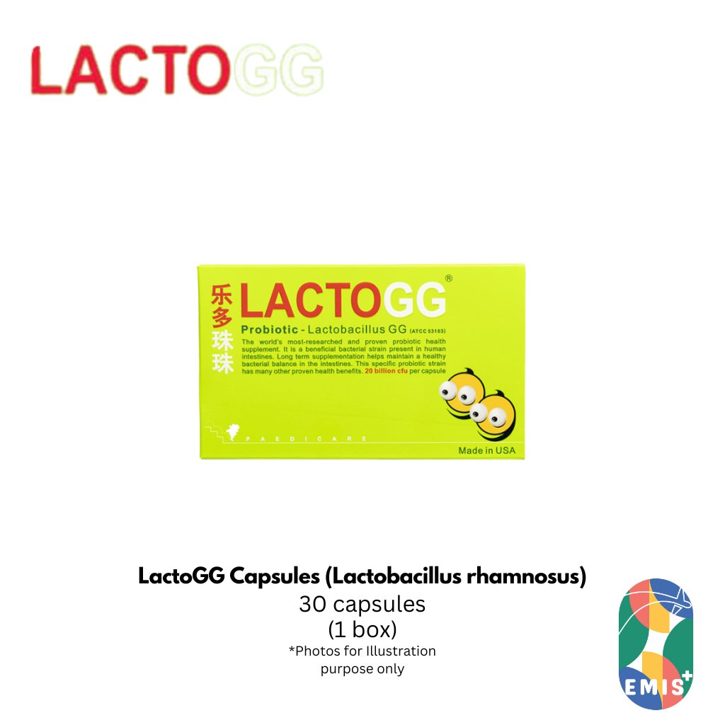 LactoGG Probiotic Capsules (LGG® ATCC 53103) 30s | Singapore – EMIS