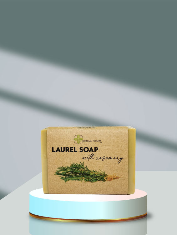 Herbal Pharm Aleppo Laurel Soap with Rosemary 125g - Herbal Pharm Singapore