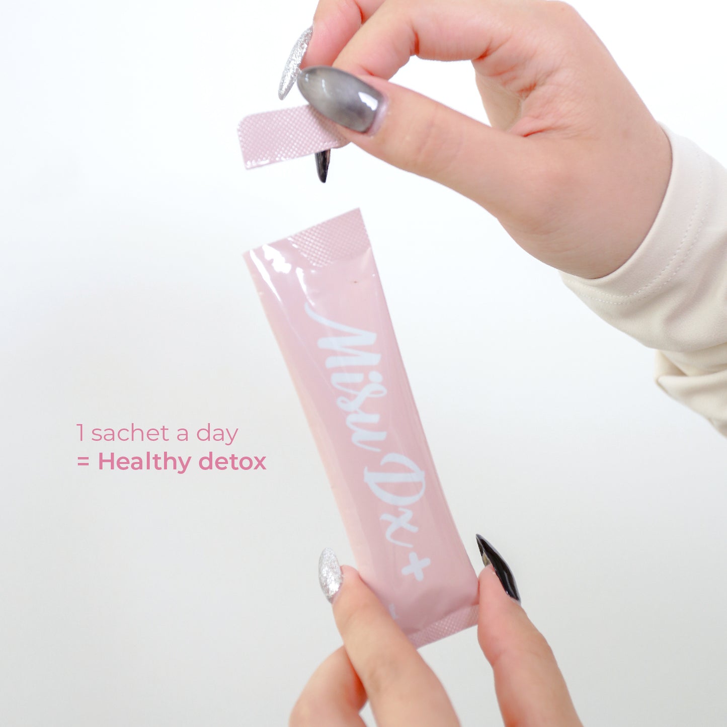 Misu Dx+ Detox: Strawberry & Lemon Botanical Beverage for Slimming & Gut Health