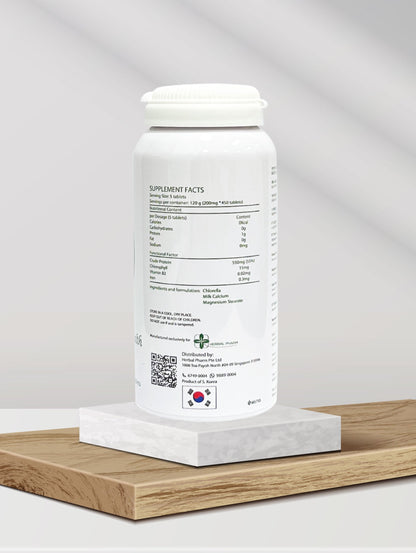 Herbal Pharm: N2 Chlorella - Natural Detox & Nutrient Boost (450 Tablets)