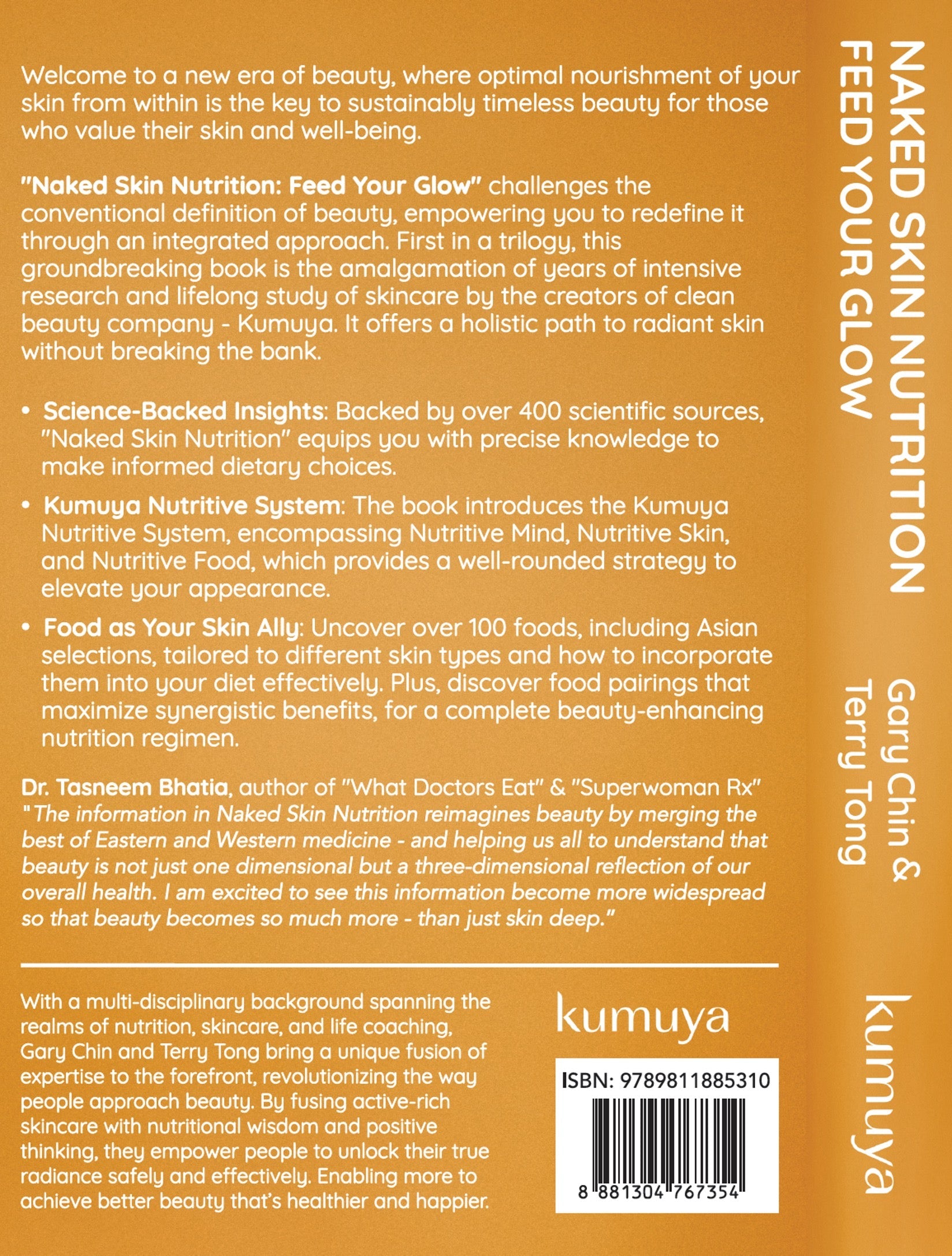 Naked Skin Nutrition Feed Your Glow Hardcover Book on Skin Health and Beauty