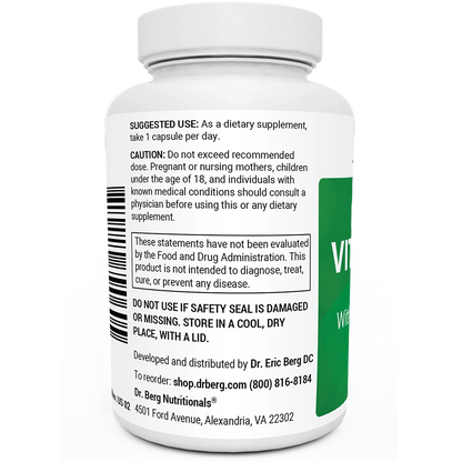 Dr. Berg Natural Vitamin B1+ with Allithiamine & B Complex Blend - 60 Capsules