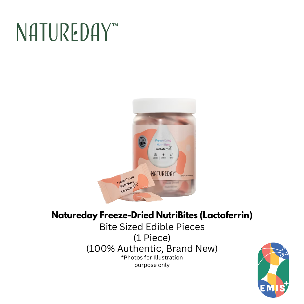 Natureday Freeze Dried NutriBites Lactoferrin Immune and Gut Health Support