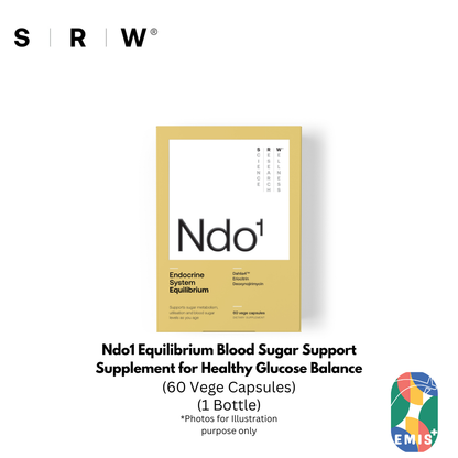 SRW Ndo1 Equilibrium Blood Sugar Support Supplement for Healthy Glucose Balance