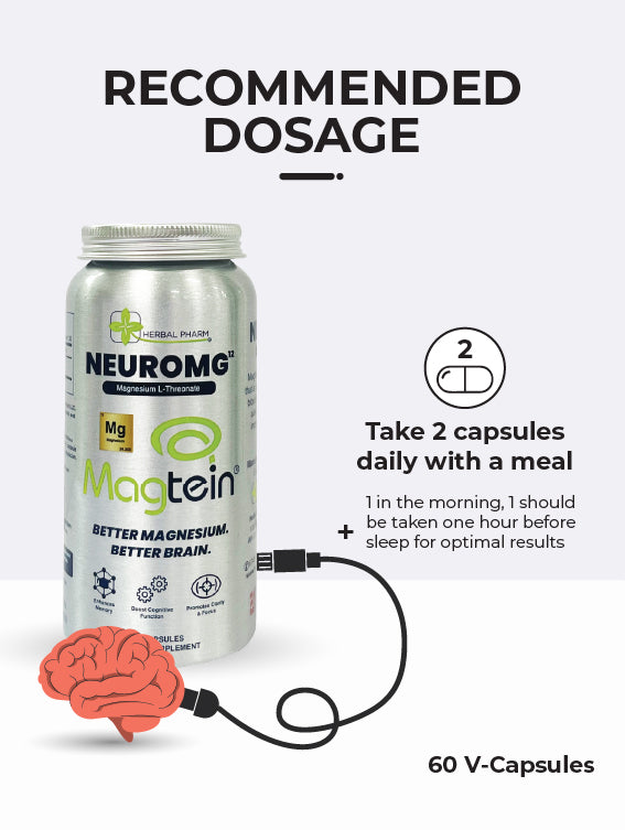 Herbal Pharm NeuroMg12 60 V-Capsules - Herbal Pharm Singapore