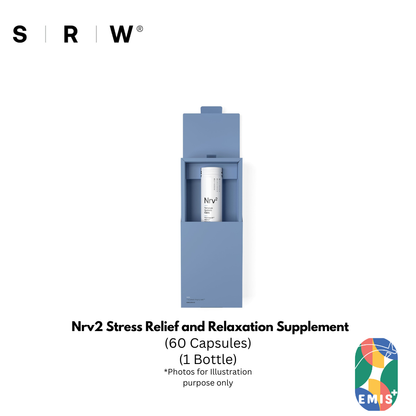 SRW Nrv2 Stress Relief and Relaxation Supplement for Calm and Sleep Support