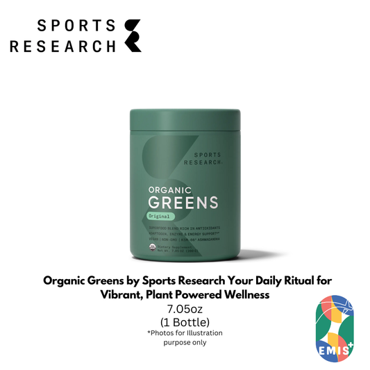 Organic Greens by Sports Research Your Daily Ritual for Vibrant, Plant Powered Wellness