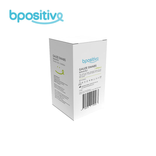 BPositive Non-Sterile Gauze Swabs 5 cm (8ply)