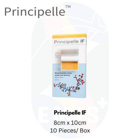 Principelle If Medical Grade Honey Based Bio-active Wound Care Formulation 8cm x 10cm (10 Pieces Per Box)