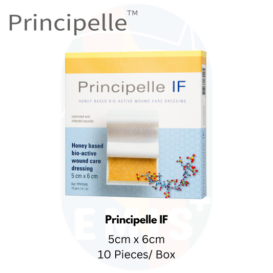 Principelle If Medical Grade Honey Based Bio-active Wound Care Formulation 5cm x 6cm (10 Pieces Per Box)