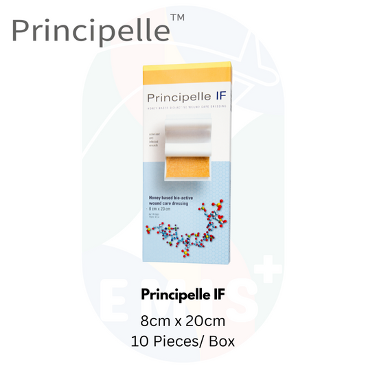 Principelle If Medical Grade Honey Based Bio-active Wound Care Formulation 8cm x 20cm (10 Pieces Per Box)