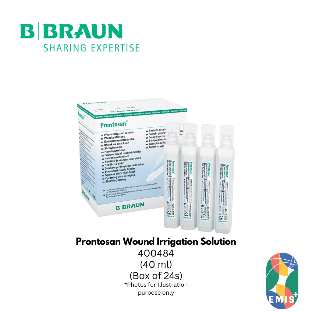 Prontosan Antimicrobial Wound Irrigation Solution 40 ml Box of 24
