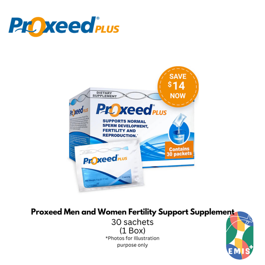 Proxeed Men and Women Fertility Support Supplement for Sperm Quality and Egg Health Trying to Conceive EMIS Singapore