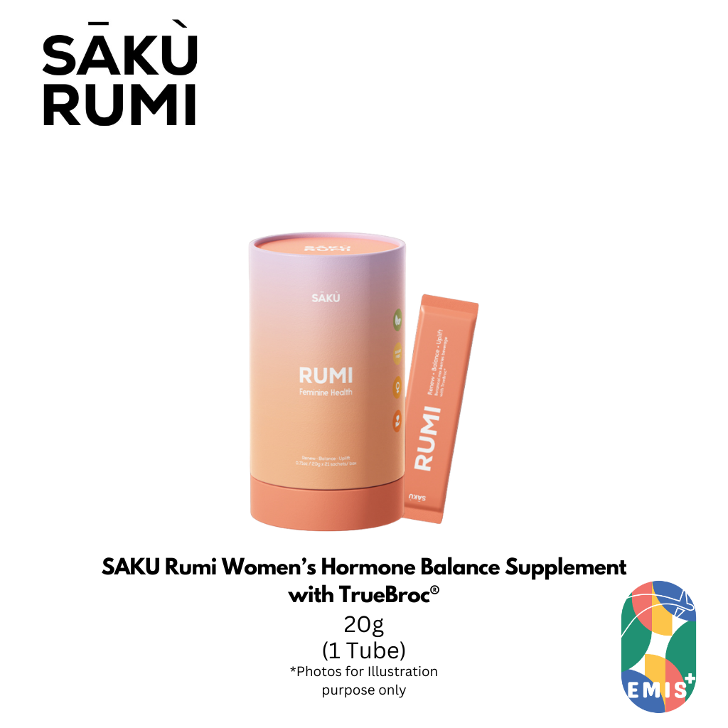 SAKU Rumi Women’s Hormone Balance Supplement with TrueBroc® | Natural Estrogen Support, Menstrual Wellness & 72 Hour Antioxid