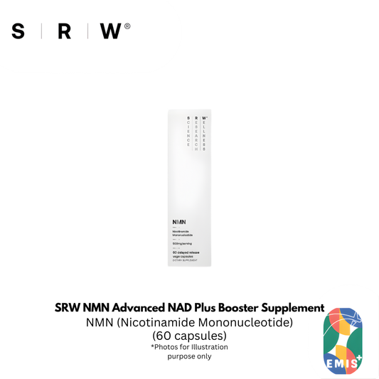 SRW NMN Advanced NAD Plus Booster Supplement for Cellular Energy and Longevity