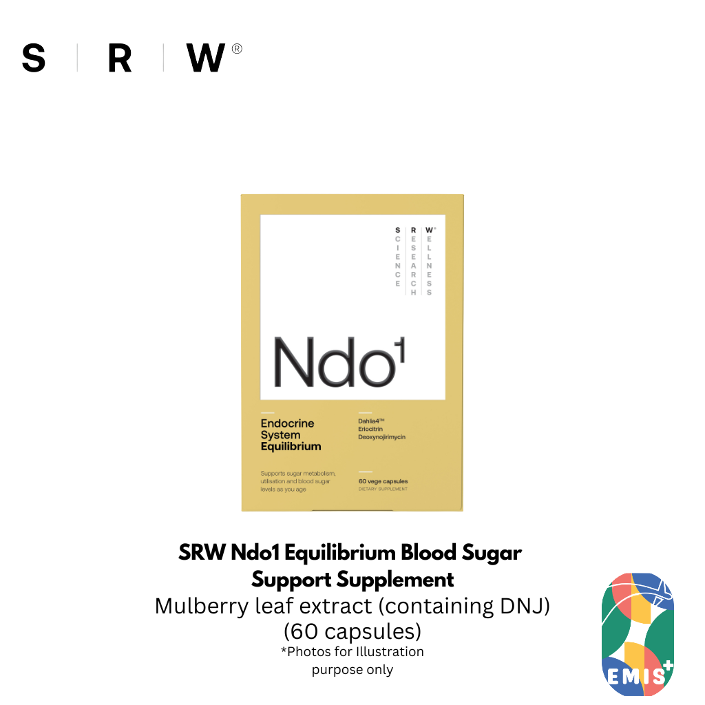 SRW Ndo1 Equilibrium Blood Sugar Support Supplement for Healthy Glucose Balance