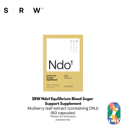 SRW Ndo1 Equilibrium Blood Sugar Support Supplement for Healthy Glucose Balance