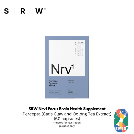 SRW Nrv1 Focus Brain Health Supplement for Focus Alertness and Cognitive Support