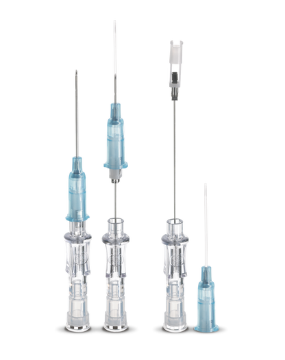 Nipro SafeTouch Winged IV Cannula – Safety-Engineered, ± Injection Port (18G – 24G) – Nipro medical device available at EMIS+ Singapore