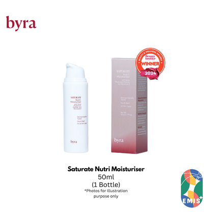 Saturate Nutri Moisturiser for Deep Hydration and Anti Ageing Skin Care 50ml