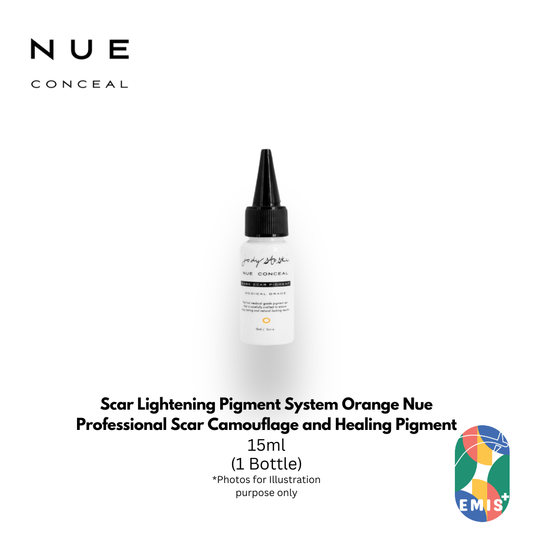 Scar Lightening Pigment System Orange Nue Professional Scar Camouflage and Healing Pigment