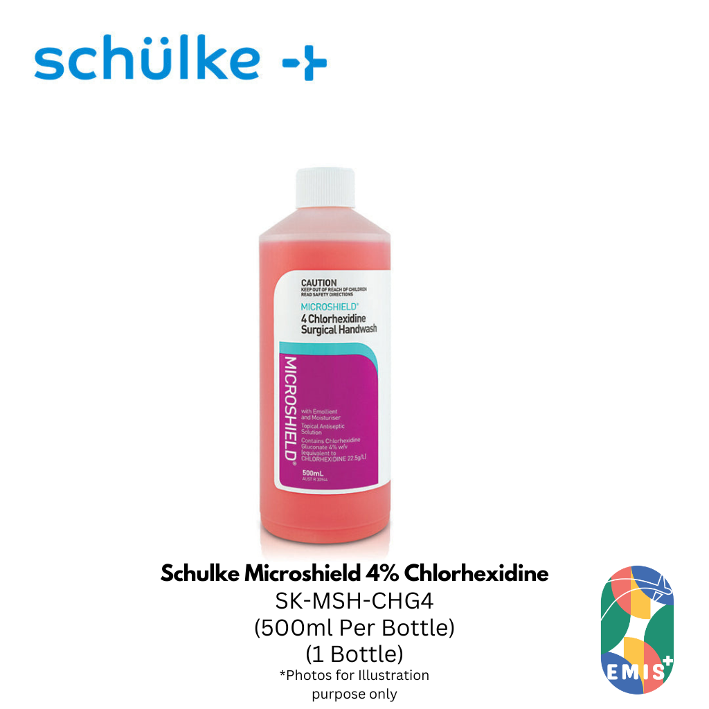Schulke Microshield 4% Chlorhexidine Surgical Handwash 500ml – Preoperative Antimicrobial Cleanser