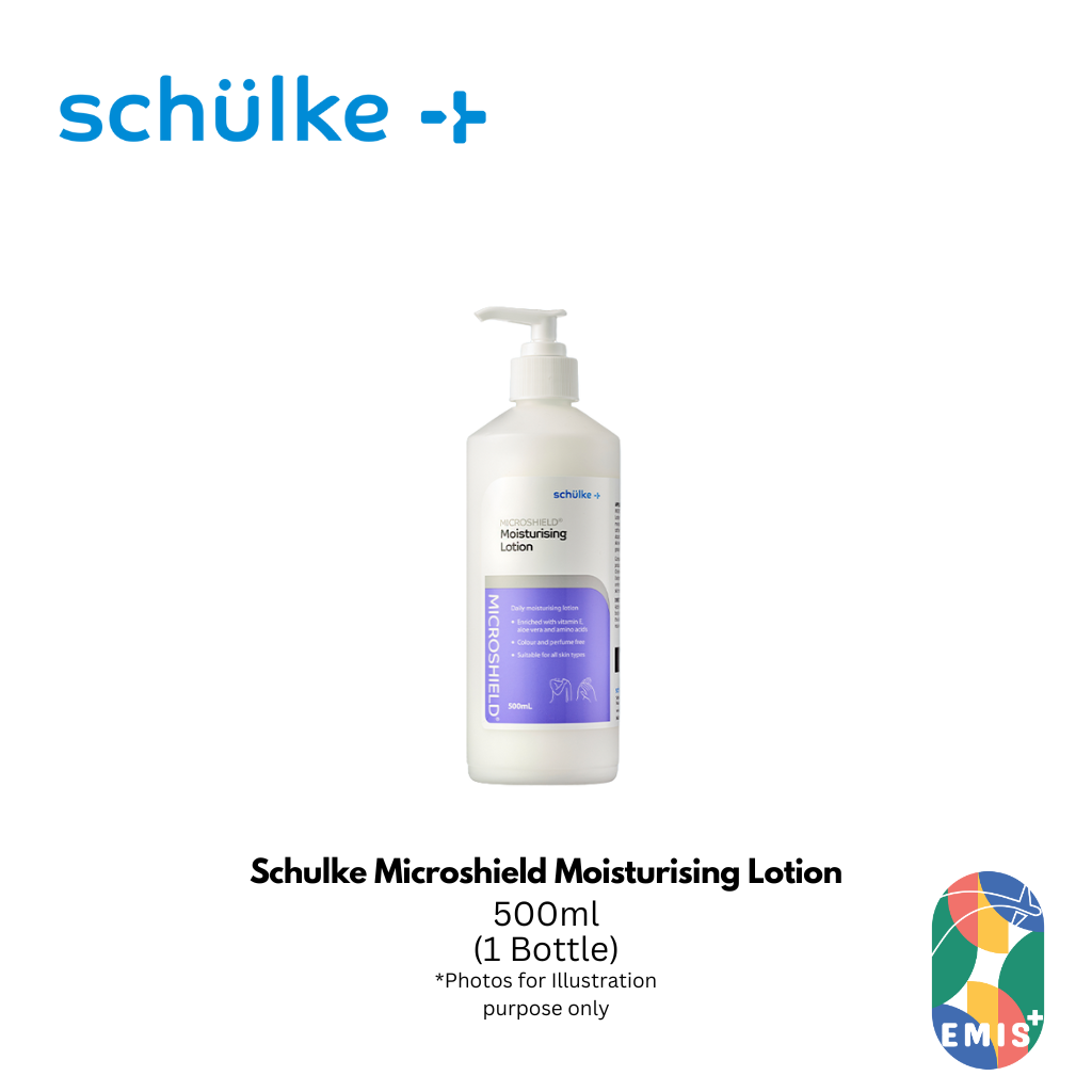 Schulke Microshield Moisturising Lotion 500ml Fast Absorbing Daily Skin Hydration