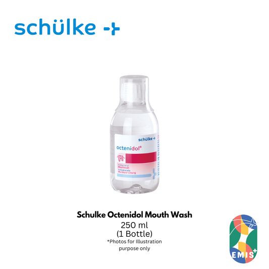 Schulke Octenidol Mouth Wash 250ml Antibacterial Oral Rinse Alcohol Free