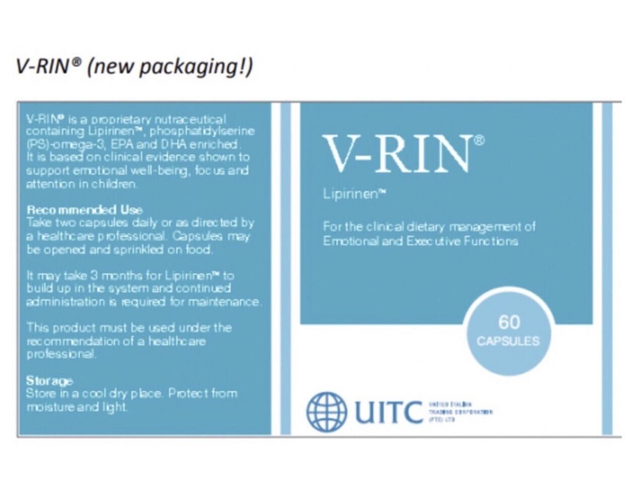 Vayarin (formerly known), Vaya V-rin 60capsules (v rin vrin)