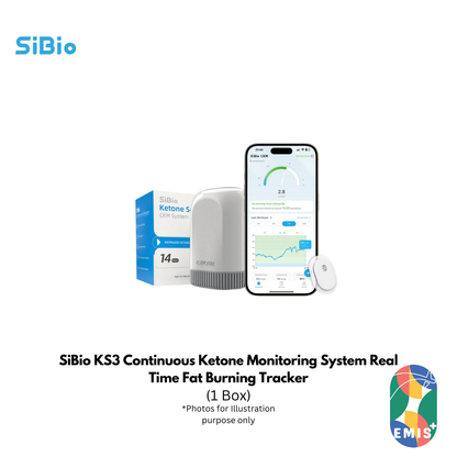 SiBio KS3 Continuous Ketone Monitoring System Real Time Fat Burning Tracker