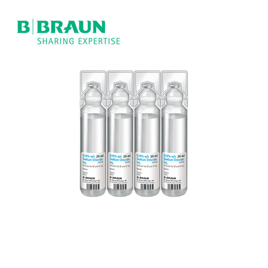 B. Braun Sodium Chloride 0.9% Solution for Injection - Sterile & Pyrogen-Free