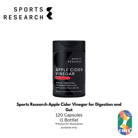 Sports Research Apple Cider Vinegar for Digestion and Gut