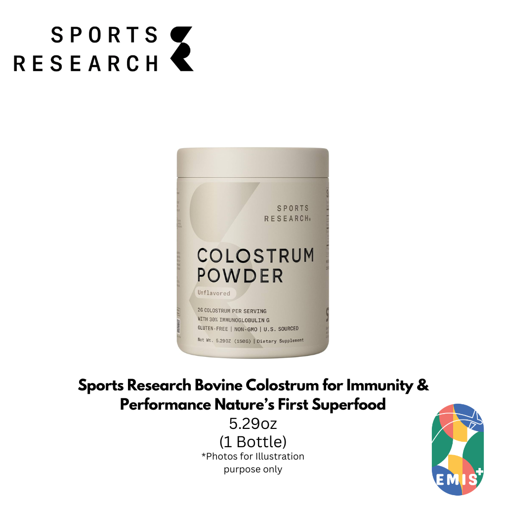Sports Research Bovine Colostrum for Immunity & Performance Nature’s First Superfood — Elevated for Modern Athletes