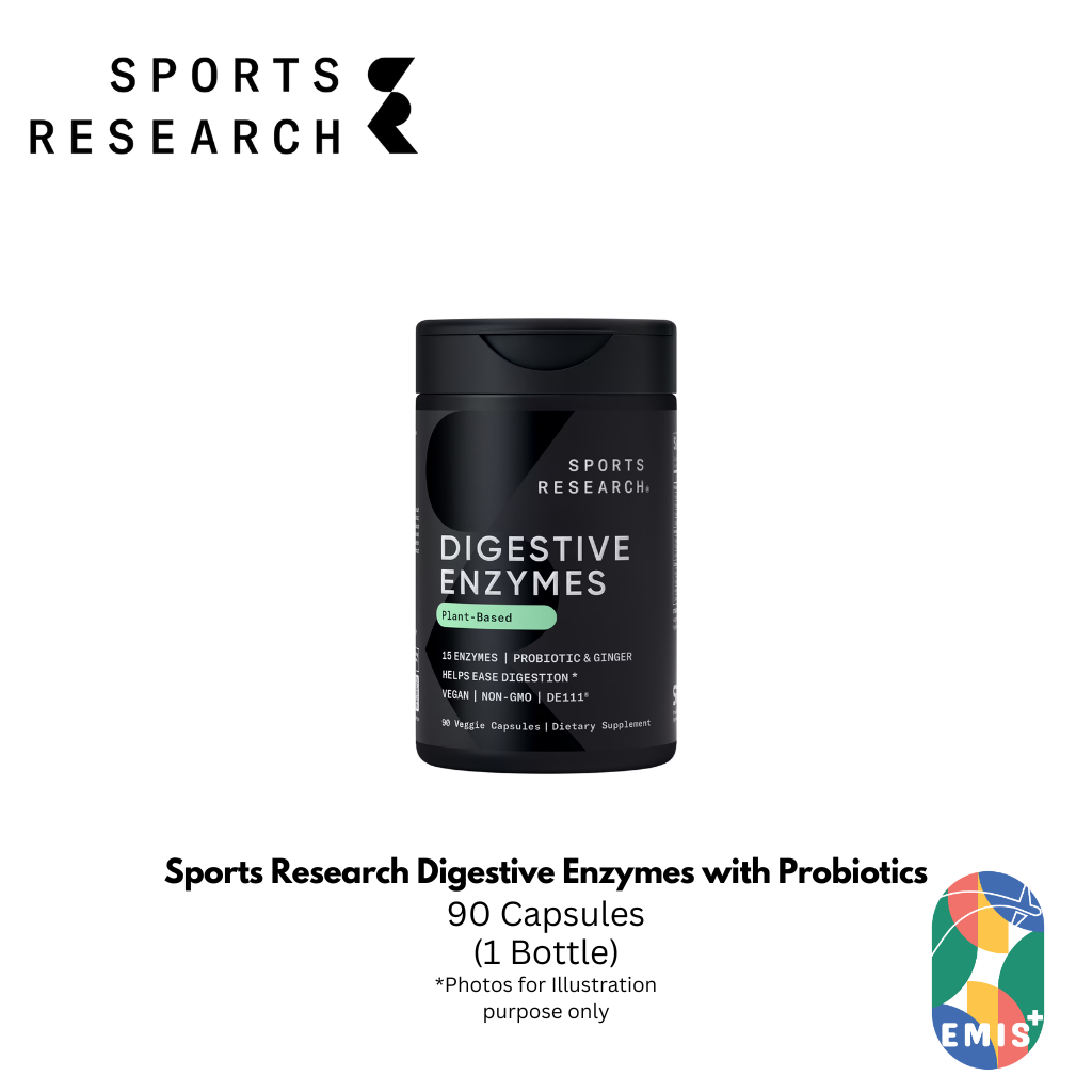 Sports Research Digestive Enzymes with Probiotics